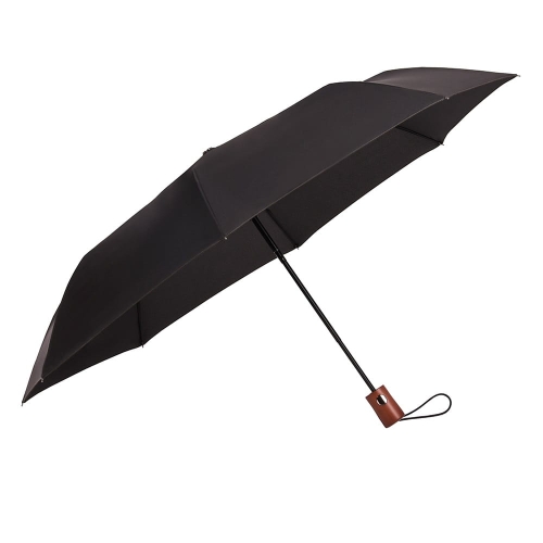 Przejdź do produktu Parasol męski składany Rusque MADERA, zielone obszycie