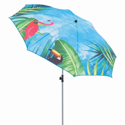 Przejdź do produktu  Parasol tarasowy plażowy Flaming Doppler 200x235 cm z UV, łamany