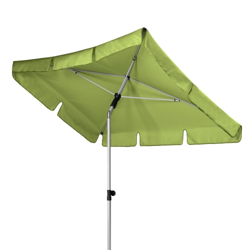 Przejdź do produktu Parasol tarasowy balkonowy Doppler 180x120 cm z UV łamany, zieleń