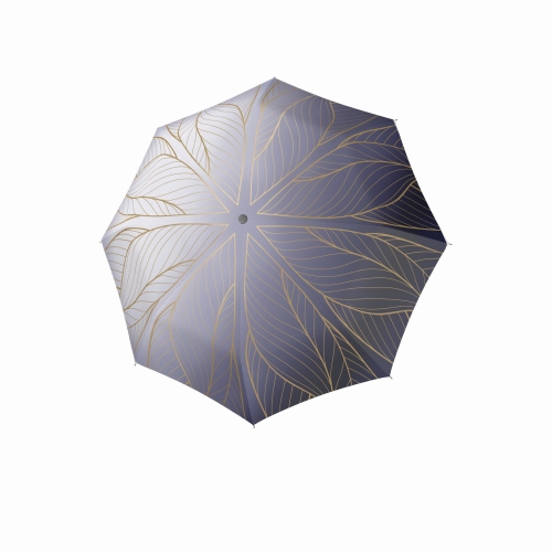 Przejdź do produktu Parasol damski Doppler Carbonsteel Design Golden Blue półautomatyczny długi