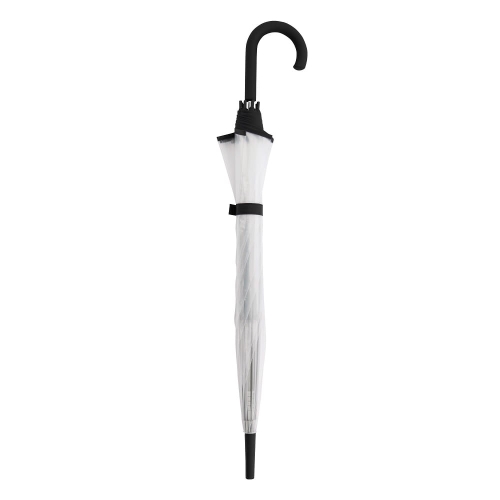 Przejdź do produktu Parasol Doppler Fiber Nizza Transparent półautomatyczny długi czarna lamówka