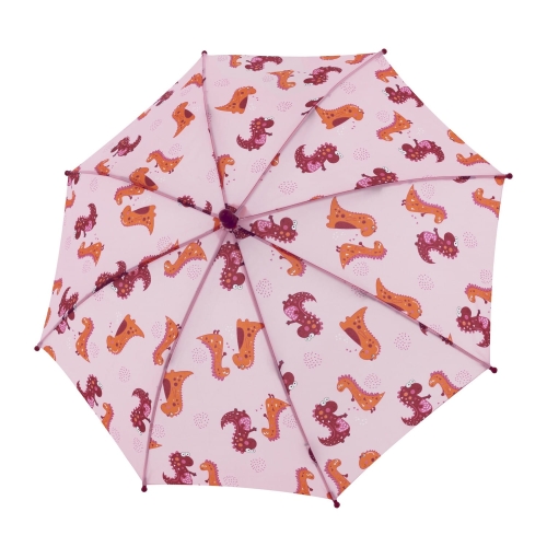 Przejdź do produktu Parasol dziecięcy Doppler Kids Maxi Dinozaury manualny długi różowy
