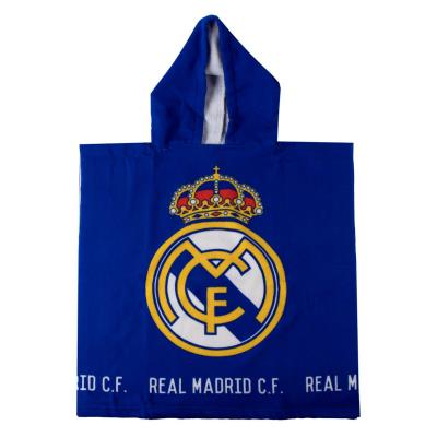 Przejdź do produktu Ręcznik Kąpielowy Dziecięcy Z Kapturem Real Madryt Idealny na Basen Plaże  