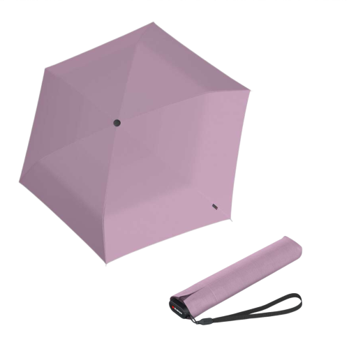 Przejdź do produktu Parasol Damski Lekki Manualny Knirps UV 50 + Składany Różowo-Czarny
