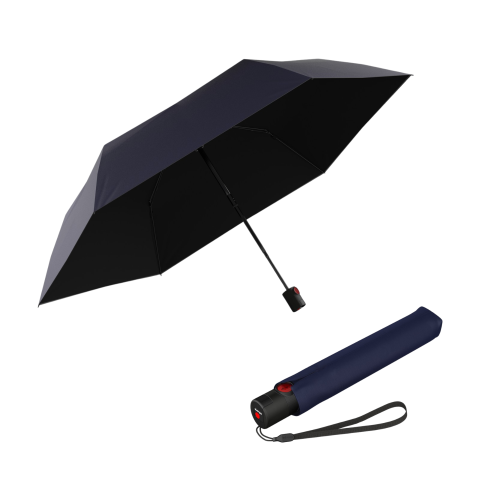 Przejdź do produktu Parasol Knirps Lekki  Flitrem UV Automatyczny Składany Granatowo-Czarny