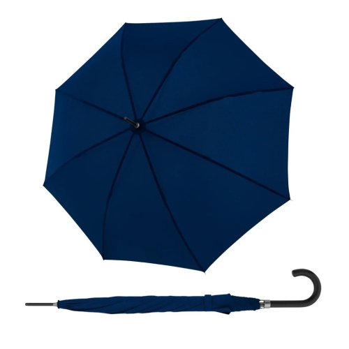 Przejdź do produktu Parasol Doppler Klasyczny Laska Automatyczny Kolor Granatowy Długi 
