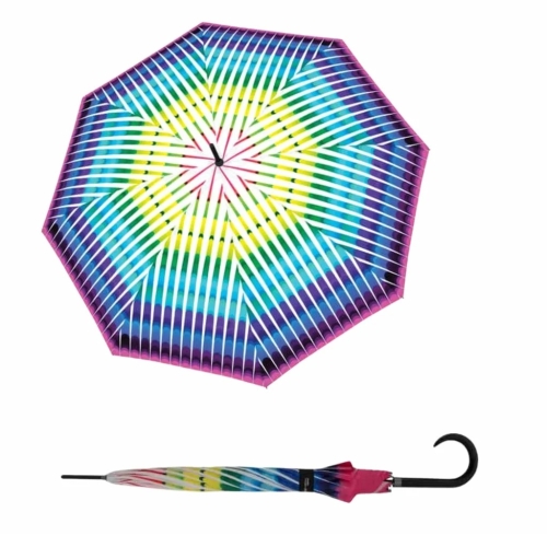 Przejdź do produktu Parasol Damski Doppler Modern Art Rhapsody Półautomatyczny Długi