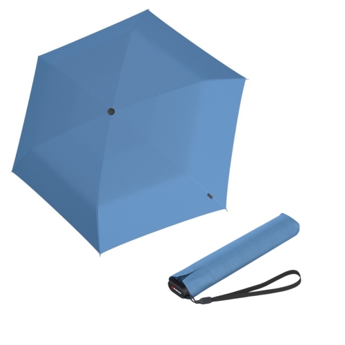 Przejdź do produktu Parasol Damski Lekki Manualny Z Powłoką UV 50 + Składany  Niebiesko-Czarny