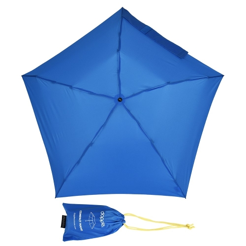 Przejdź do produktu Parasol Kieszonkowy Doppler Manualny Niebieski Mały Lekki Idealny Na Podróż