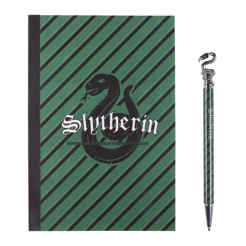 Przejdź do produktu Cerda zestaw prezentowy Harry Potter Slytherin z notesem i długopisem
