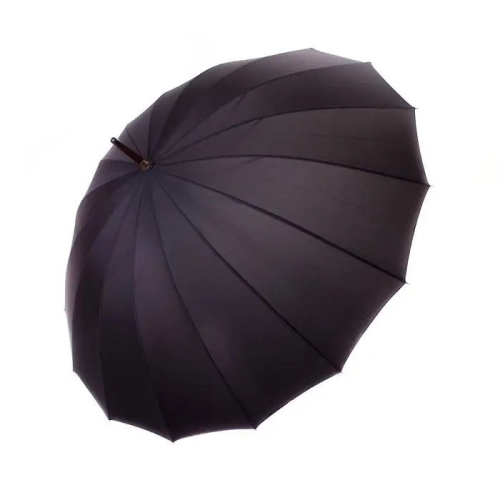 Przejdź do produktu Parasol męski Doppler London Wood manualny długi czarny