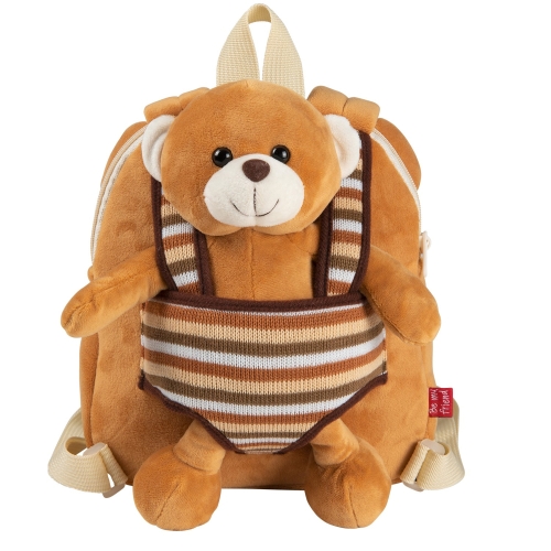 Przejdź do produktu Plecak dziecięcy dla przedszkolaka 2 w 1 Perletti Toys Bear, z misiem