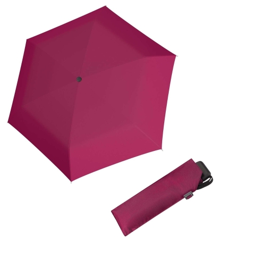 Przejdź do produktu Parasol damski Doppler Carbonsteel Mini Slim Very Berry manualny składany bordowy