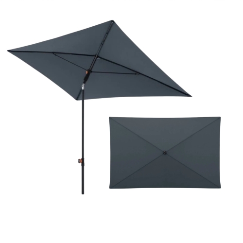 Przejdź do produktu Parasol Balkonowy Ogrodowy  Doppler Prostokątny 190x125  Antracyt Łamany 