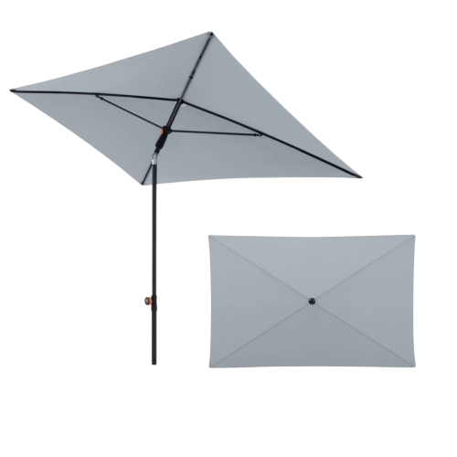 Przejdź do produktu Parasol Balkonowy Ogrodowy  Doppler Prostokątny 190x125 Szary Łamany 