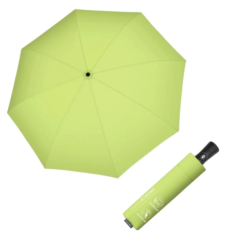 Przejdź do produktu Parasol Damski Doppler Superstrong Limonkowy Składany Wiatroodporny