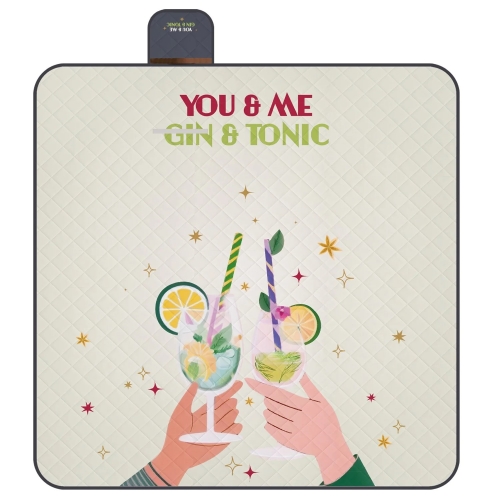 Przejdź do produktu Koc piknikowy dziecięcy Perletti Gin & Tonic 200x200 cm