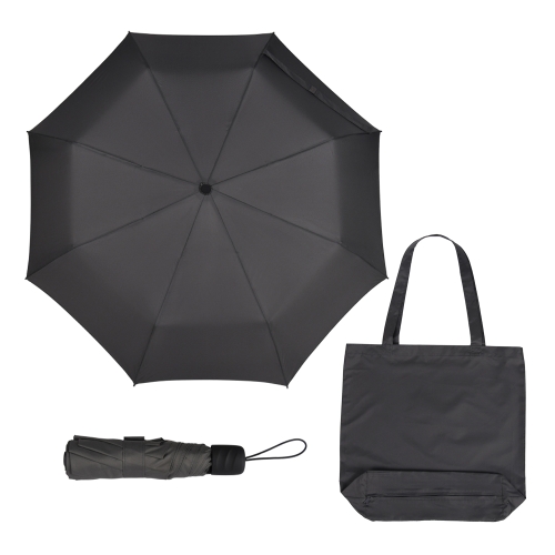 Przejdź do produktu PARASOL DAMSKI EKO FARE 2W1 TORBA I PARASOL, SZARY