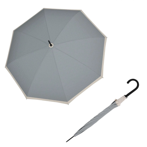 Przejdź do produktu Parasol Damski Doppler Długi Półautomatyczny Kolorze Niebieskim w Jodełkę 