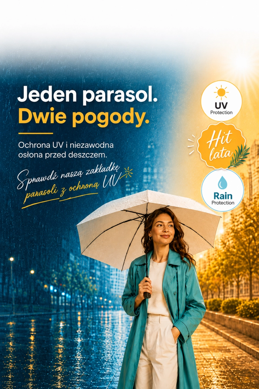 Kobieta z parasolem - baner główny